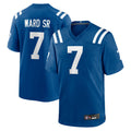 Choea IN.Colts #7 Charvarius Ward Sr. Player Royal Home Game Stitched Jerseys