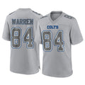 Choea IN.Colts #84 Tyler Warren Player Gray Atmosphere Fashion Home Game Stitched Jerseys