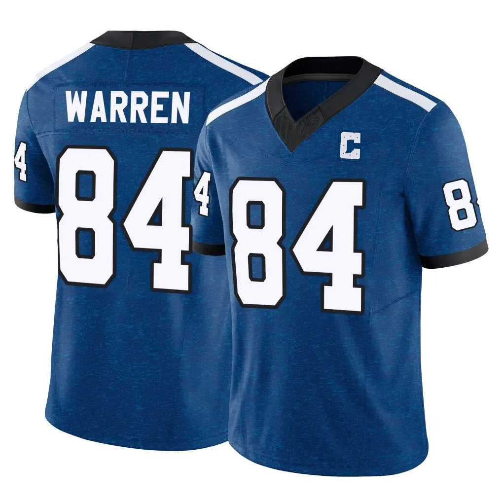 Choea IN.Colts #84 Tyler Warren Player Limited Indiana Nights Alternate Vapor F.U.S.E. Royal Stitched Jerseys