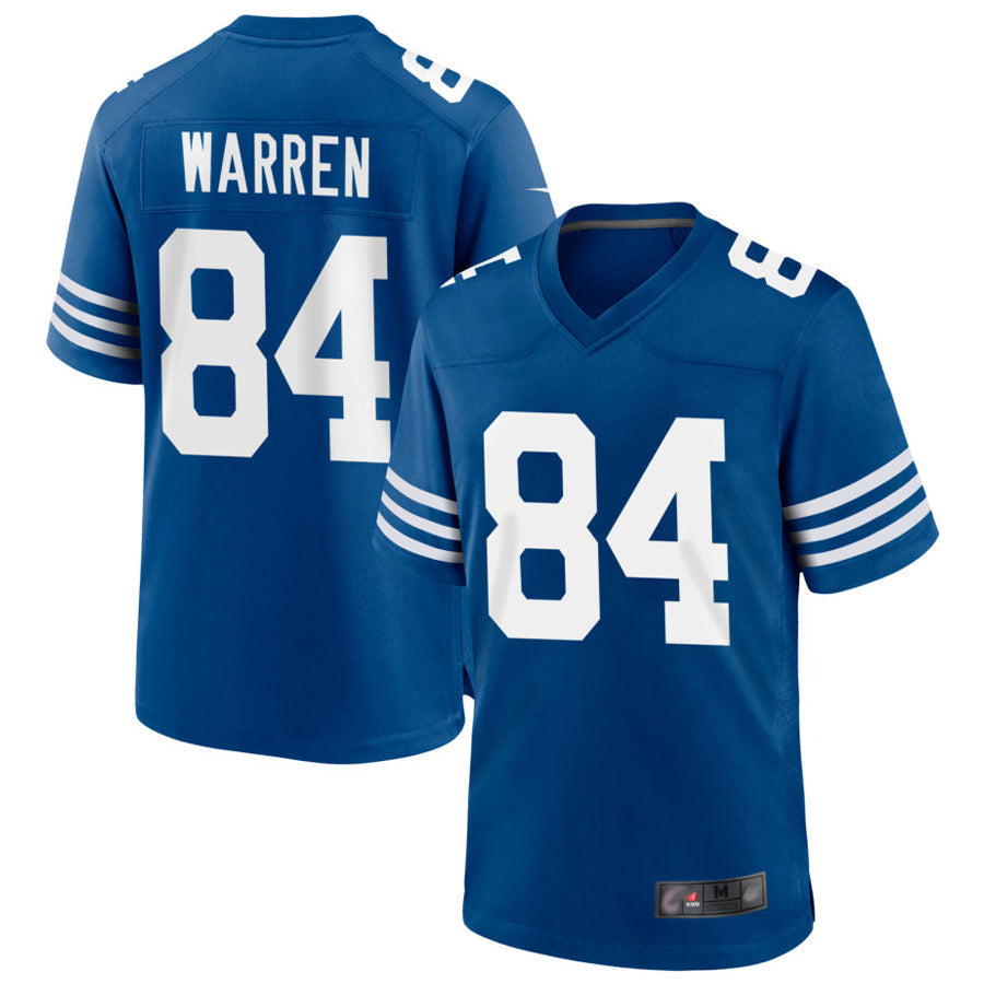 Choea IN.Colts #84 Tyler Warren Player Royal Limited Game Stitched Jerseys