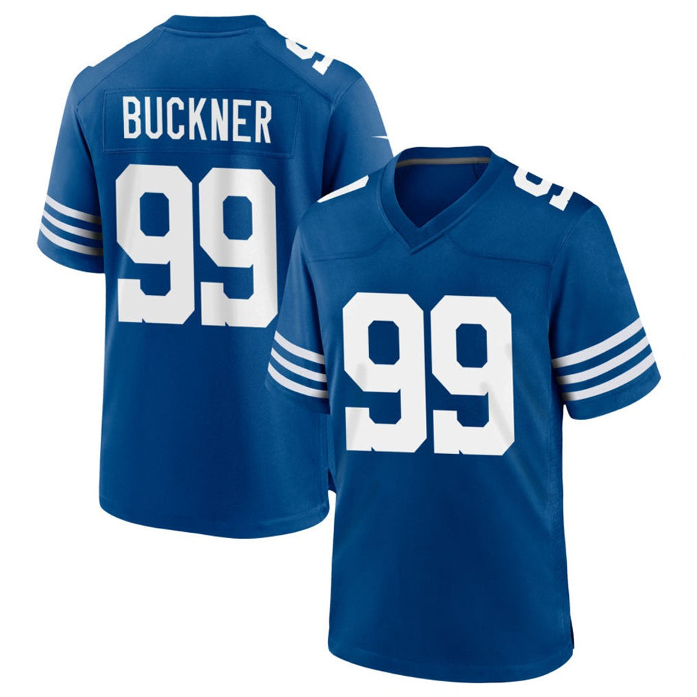 Choea IN.Colts #99 DeForest Buckner Player Royal Limited Home Game Stitched Jerseys