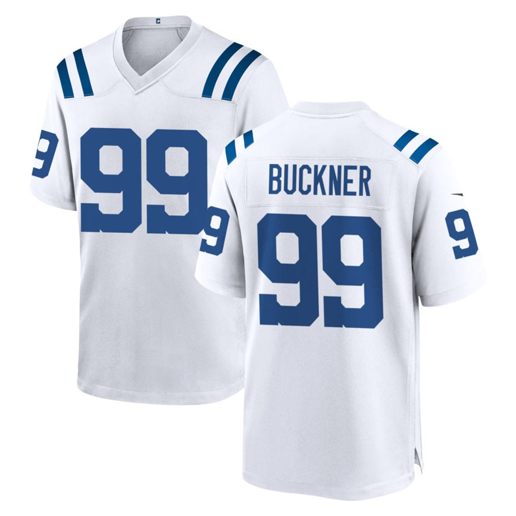 Choea IN.Colts #99 DeForest Buckner Player White Home Game Stitched Jerseys