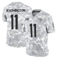 Choea J.Jaguars #11 Parker Washington Player Arctic Camo Salute to Service Limited Stitched Jerseys