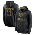 Choea J.Jaguars #11 Parker Washington Player Black Salute to Service Hoodies Limited Game Stitched Jerseys