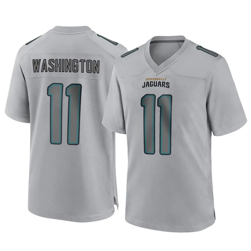 Choea J.Jaguars #11 Parker Washington Player Gray Atmosphere Fashion Home Game Stitched Jerseys