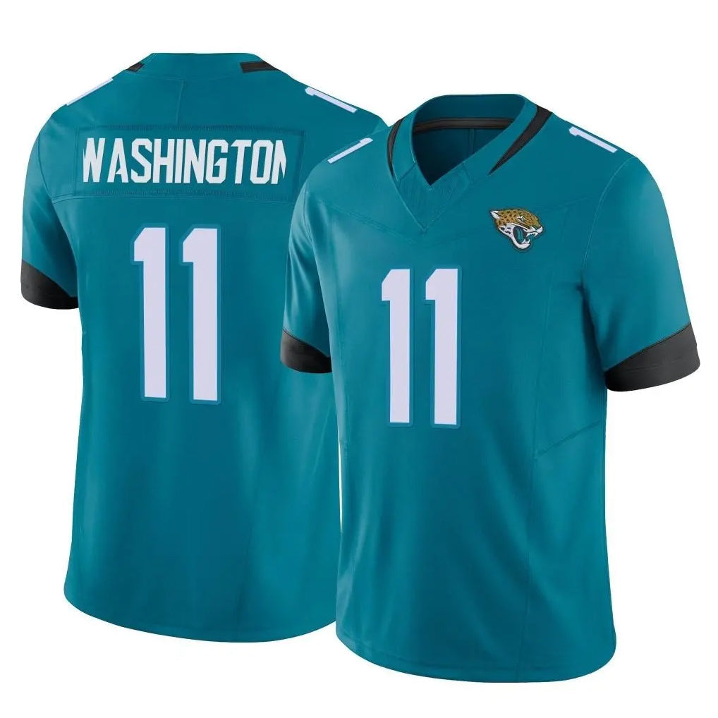Choea J.Jaguars #11 Parker Washington Player Teal Vapor F.U.S.E. Limited Home Game Stitched Jerseys