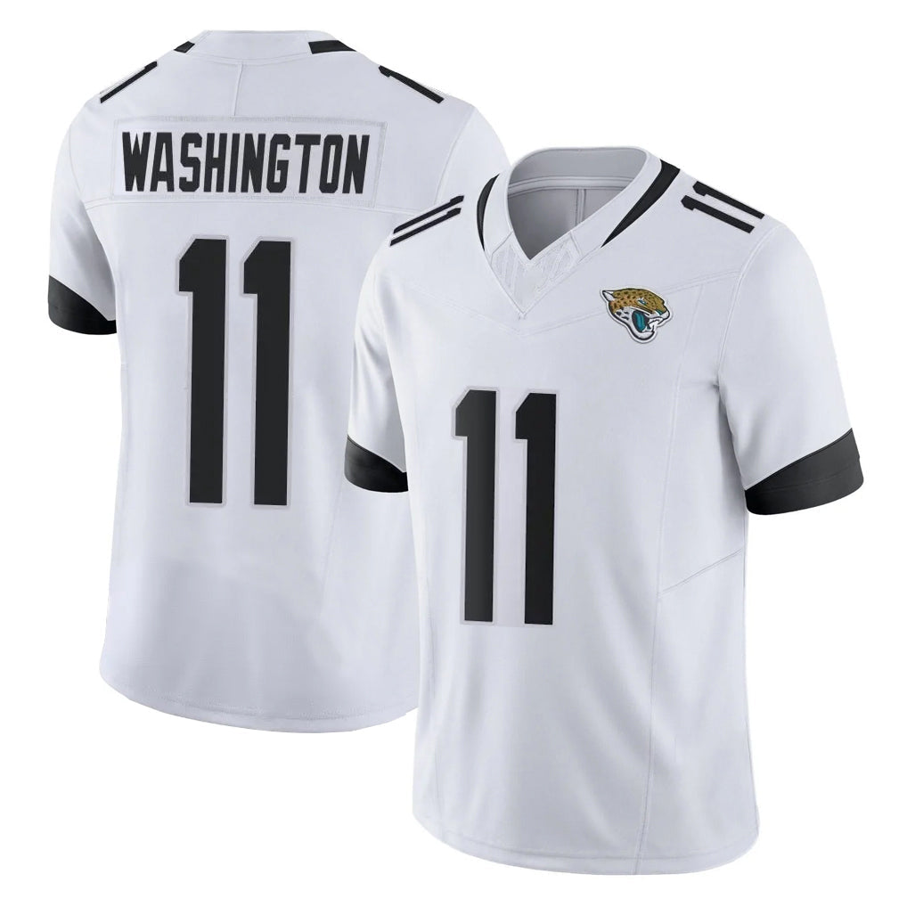 Choea J.Jaguars #11 Parker Washington Player White Vapor F.U.S.E. Limited Home Game Stitched Jerseys