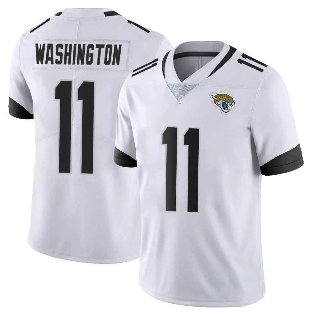 Choea J.Jaguars #11 Parker Washington Player White Vapor Untouchable Limited Home Game Stitched Jerseys