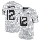 Choea J.Jaguars #12 Travis Hunter Player Arctic Camo Salute To Service Limited Game Stitched Jerseys