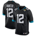 Choea J.Jaguars #12 Travis Hunter Player Black Replica Game Stitched Jerseys
