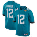 Choea J.Jaguars #12 Travis Hunter Player Teal Replica Game Stitched Jerseys