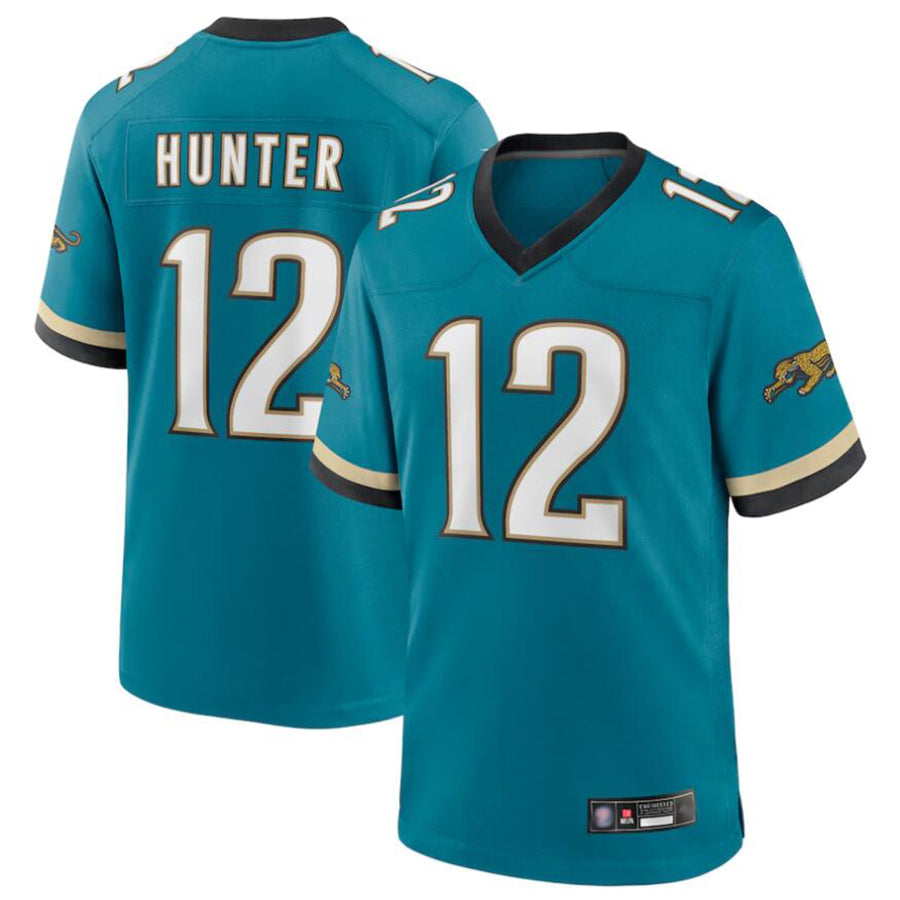 Choea J.Jaguars #12 Travis Hunter Player Teal Replica Limited Stitched Jerseys