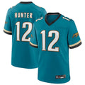 Choea J.Jaguars #12 Travis Hunter Player Teal Replica Limited Stitched Jerseys