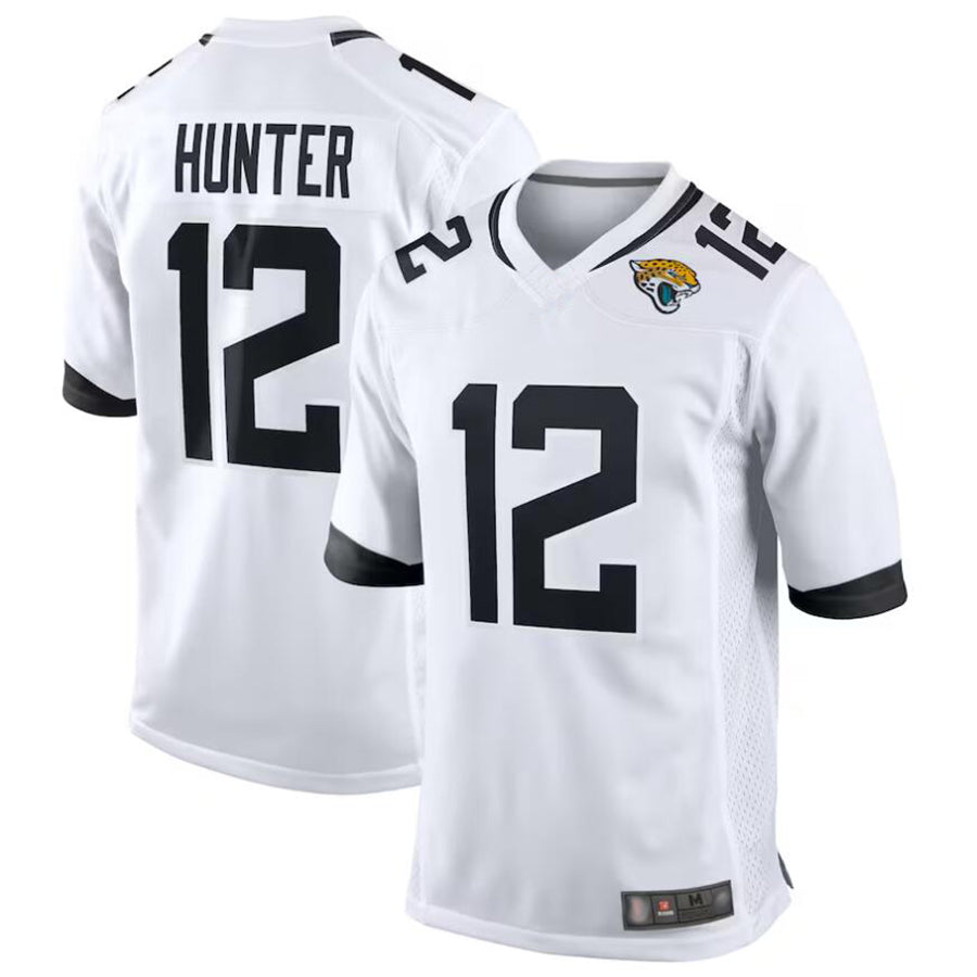 Choea J.Jaguars #12 Travis Hunter Player White Replica Game Stitched Jerseys