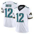 Choea J.Jaguars #12 Travis Hunter Player White Vapor F.U.S.E. Limited Stitched Jerseys