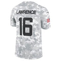 Choea J.Jaguars #16 Trevor Lawrence Arctic Camo 2024 Salute to Service Limited Stitched Jerseys