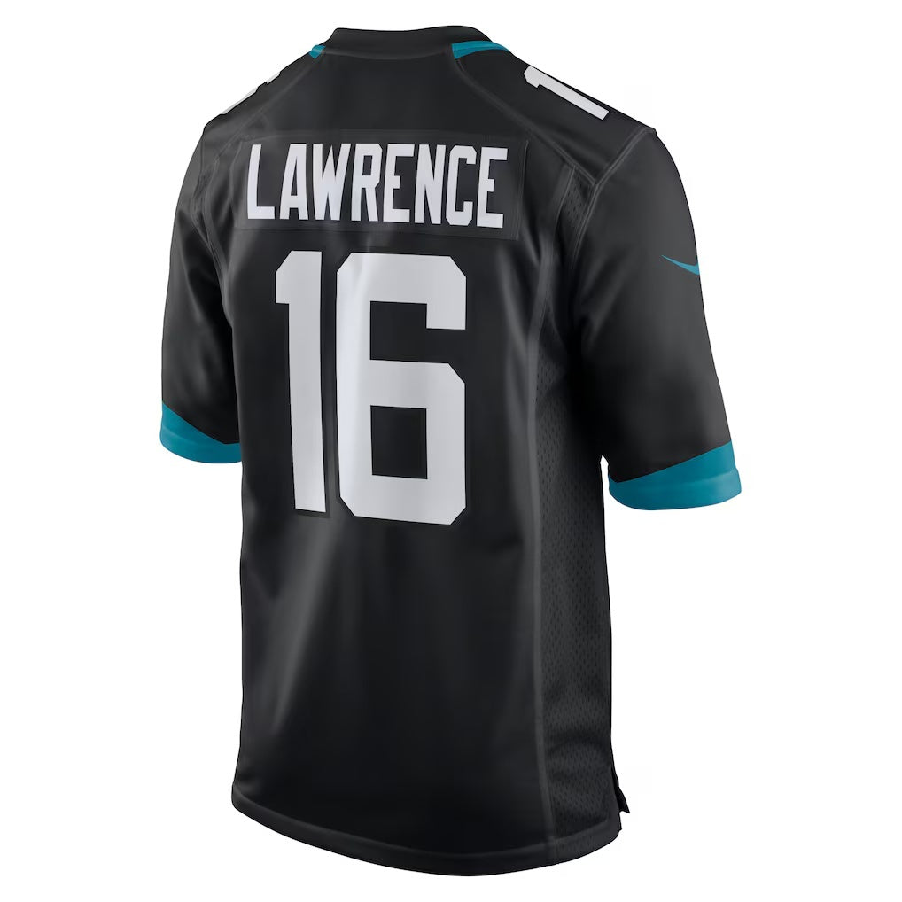 Choea J.Jaguars #16 Trevor Lawrence Black Alternate Game Stitched Jerseys
