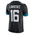 Choea J.Jaguars #16 Trevor Lawrence Black Alternate Vapor Limited Stitched Jerseys