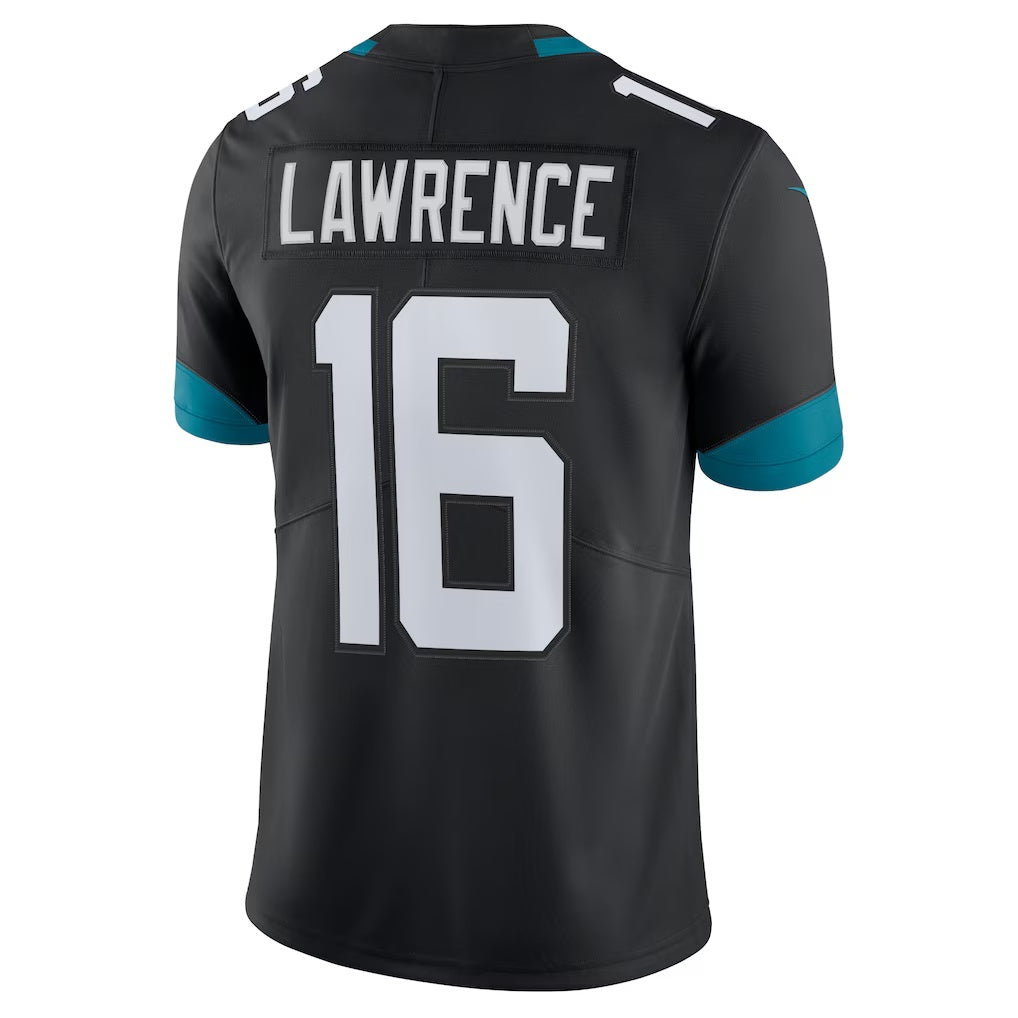 Choea J.Jaguars #16 Trevor Lawrence Black Alternate Vapor Limited Stitched Jerseys