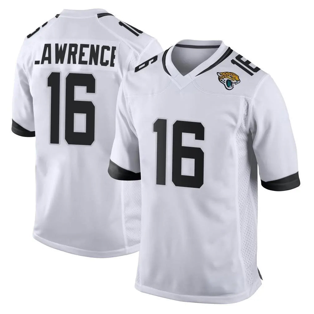 Choea J.Jaguars #16 Trevor Lawrence Player White Home Game Stitched Jerseys