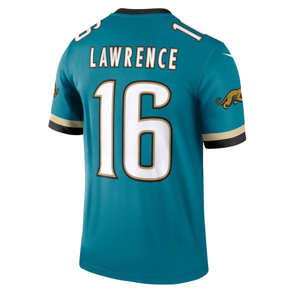 Choea J.Jaguars #16 Trevor Lawrence Teal Legend Player Performance Stitched Jerseys