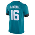 Choea J.Jaguars #16 Trevor Lawrence Teal Vapor F.U.S.E. Limited Stitched Jerseys