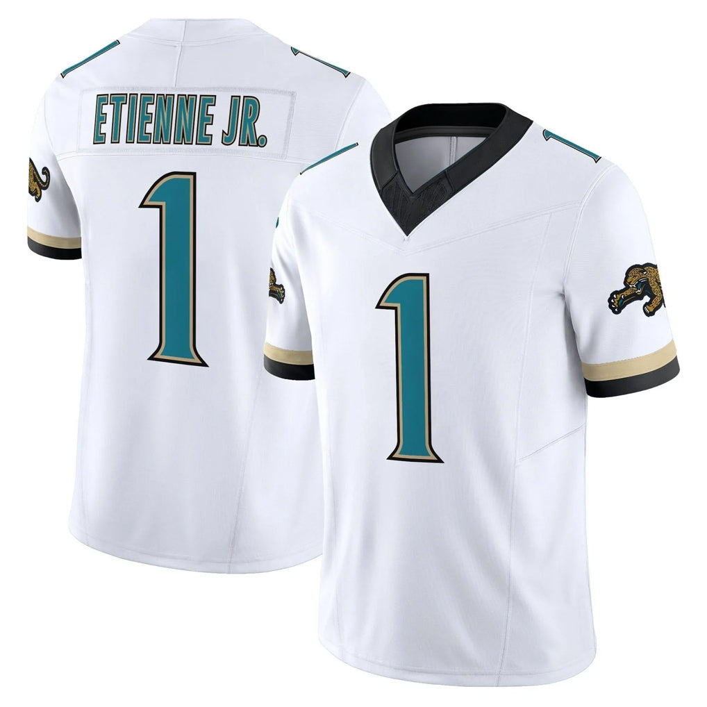 Choea J.Jaguars #1 Montaric Brown Player White Prowler Throwback Vapor F.U.S.E. Limited Home Game Stitched Jerseys