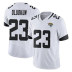 Choea J.Jaguars #23 Foyesade Oluokun Player White Vapor F.U.S.E. Limited Home Game Stitched Jerseys