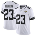 Choea J.Jaguars #23 Foyesade Oluokun Player White Vapor Untouchable Limited Home Game Stitched Jerseys