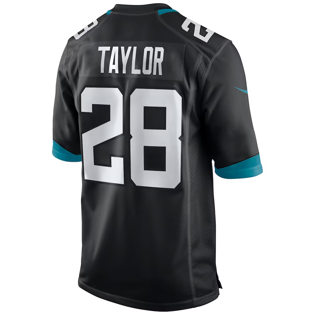 Choea J.Jaguars #28 Fred Taylor Black Retired Player Alternate Game Stitched Jerseys