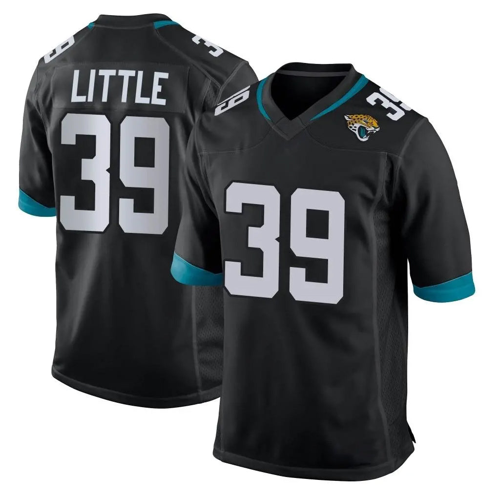 Choea J.Jaguars #39 Cam Little Player Black Home Game Stitched Jerseys