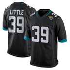 Choea J.Jaguars #39 Cam Little Player Black Home Game Stitched Jerseys