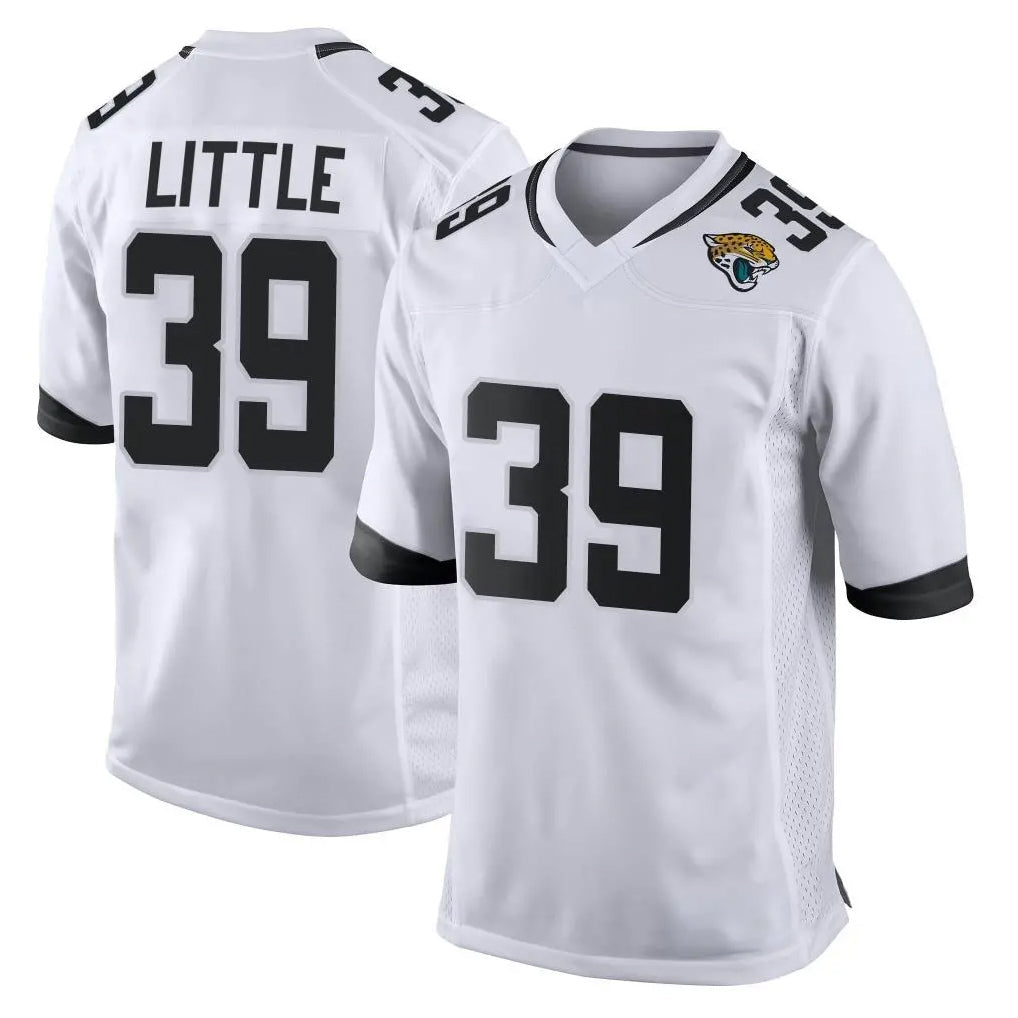 Choea J.Jaguars #39 Cam Little Player White Home Game Stitched Jerseys