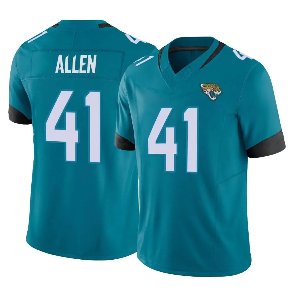 Choea J.Jaguars #41 Josh Hines-Allen Player Teal Vapor F.U.S.E. Limited Home Game Stitched Jerseys