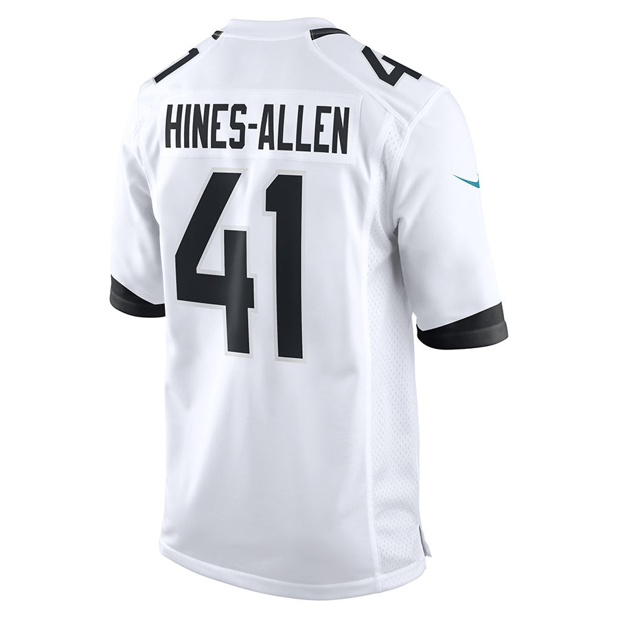 Choea J.Jaguars #41 Josh Hines-Allen Player White Home Game Football Jerseys