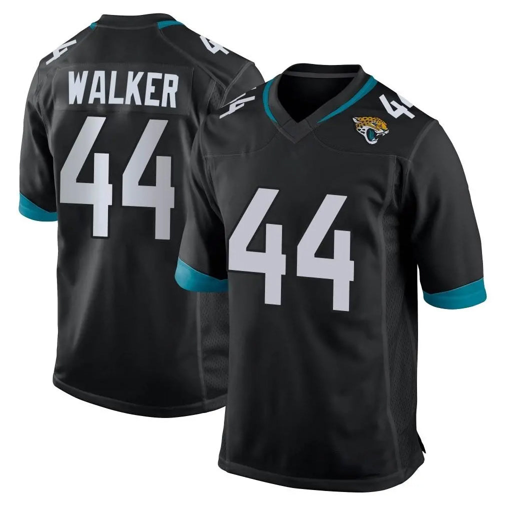 Choea J.Jaguars #44 Travon Walker Player Black Home Game Stitched Jerseys