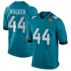 Choea J.Jaguars #44 Travon Walker Player Teal Home Game Stitched Jerseys