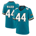 Choea J.Jaguars #44 Travon Walker Player Teal Prowler Throwback Limited Home Game Stitched Jerseys