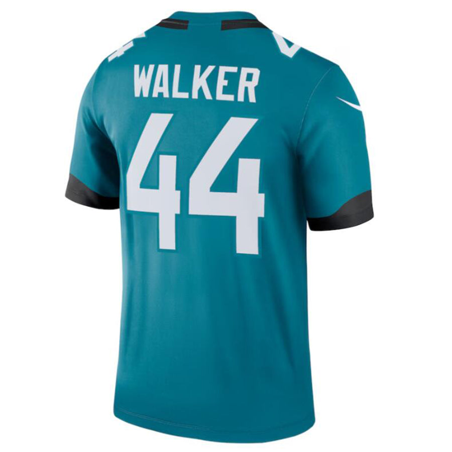 Choea J.Jaguars #44 Travon Walker Teal Legend Jersey American Stitched Jerseys
