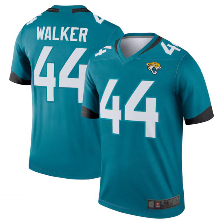 Choea J.Jaguars #44 Travon Walker Teal Legend Jersey American Stitched Jersey