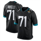 Choea J.Jaguars #71 Tony Boselli?Player Black Home Game Stitched Jerseys