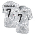 Choea J.Jaguars #7 Brian Thomas Jr. Player Arctic Camo Salute To Service Limited Game Stitched Jerseys