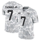 Choea J.Jaguars #7 Brian Thomas Jr. Player Arctic Camo Salute To Service Limited Game Stitched Jerseys