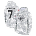 Choea J.Jaguars #7 Brian Thomas Jr. Player Arctic Camo Salute to Service Hoodies Limited Game Stitched Jerseys