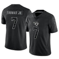 Choea J.Jaguars #7 Brian Thomas Jr. Player Black RFLCTV Limited Stitched Jerseys