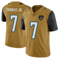 Choea J.Jaguars #7 Brian Thomas Jr. Player Gold Vapor Limited Home Game Stitched Jerseys
