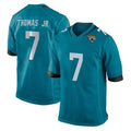 Choea J.Jaguars #7 Brian Thomas Jr. Player Teal Home Game Stitched Jerseys