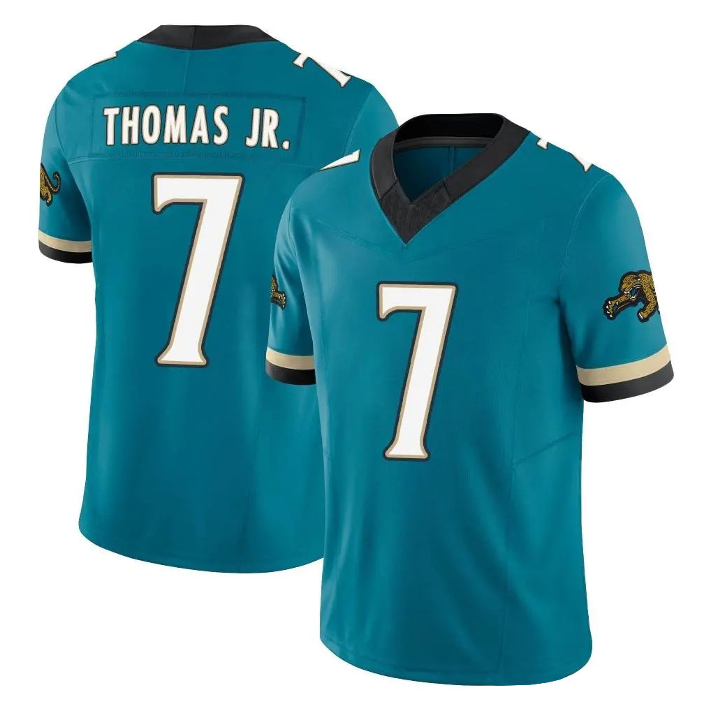 Choea J.Jaguars #7 Brian Thomas Jr. Player Teal Prowler Throwback Vapor F.U.S.E. Limited Home Game Stitched Jerseys