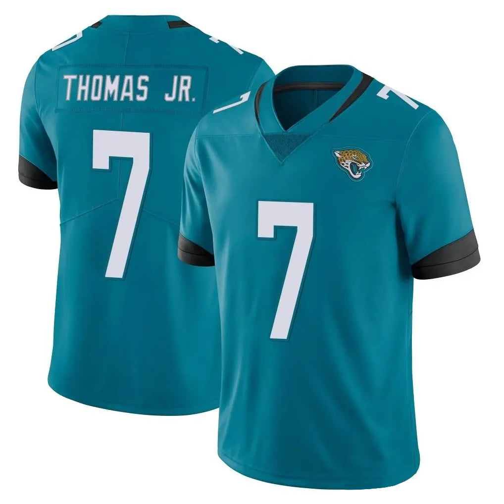 Choea J.Jaguars #7 Brian Thomas Jr. Player Teal Vapor Untouchable Limited Home Game Stitched Jerseys