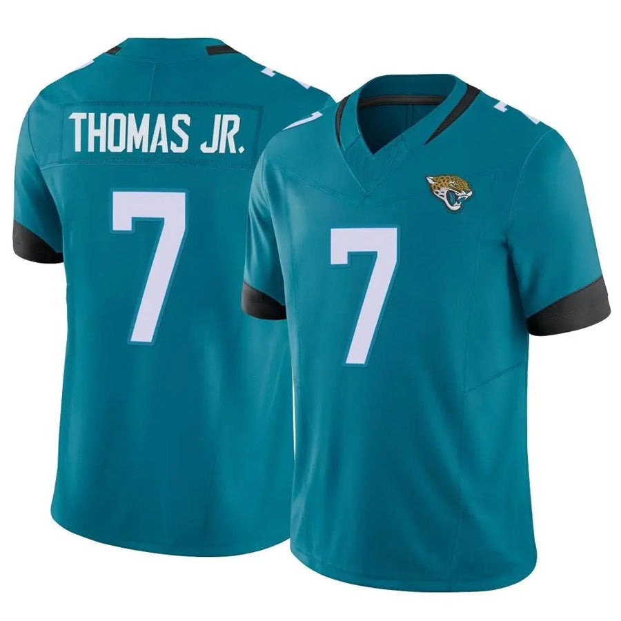 Choea J.Jaguars #7 Brian Thomas Jr. Player Vapor F.U.S.E. Limited Teal Stitched Jerseys
